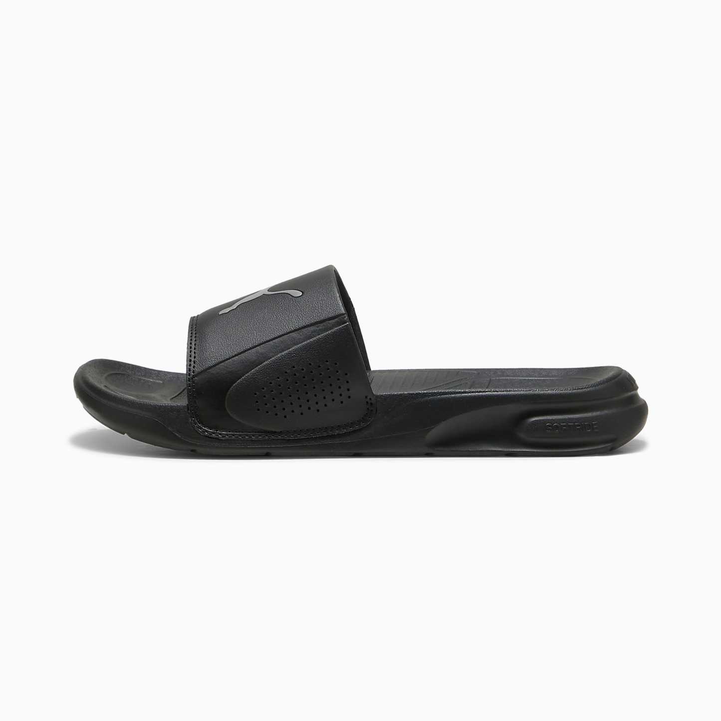 SOFTRIDE Teamcat UNISEX Terlik - PUMA Black-Cast Iron - 402875_01 - Görsel 4