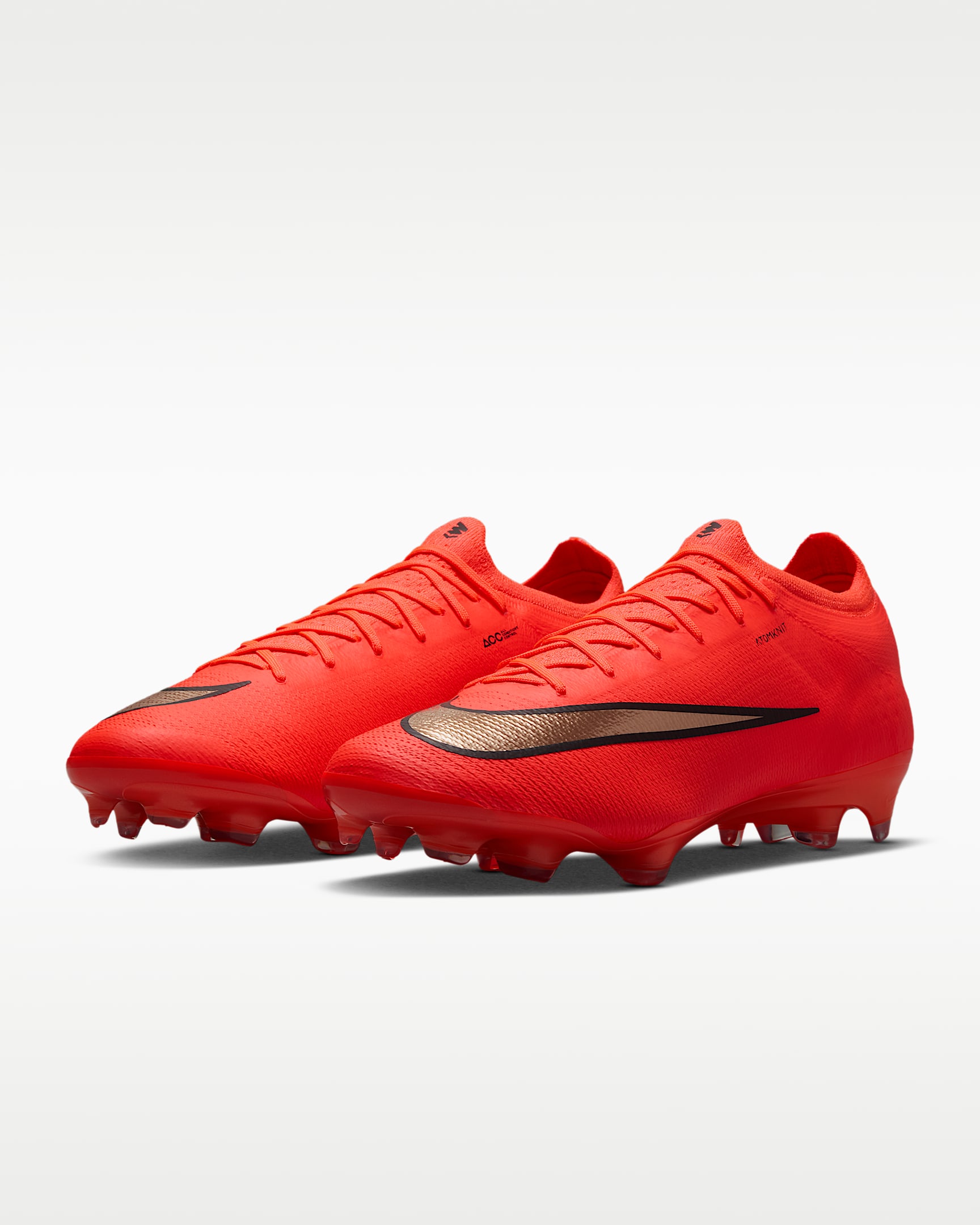 Nike Mercurial Vapor 17 Elite Düşük Bilekli Kuru Çim Zemin Kramponu - Bright Crimson/Blur