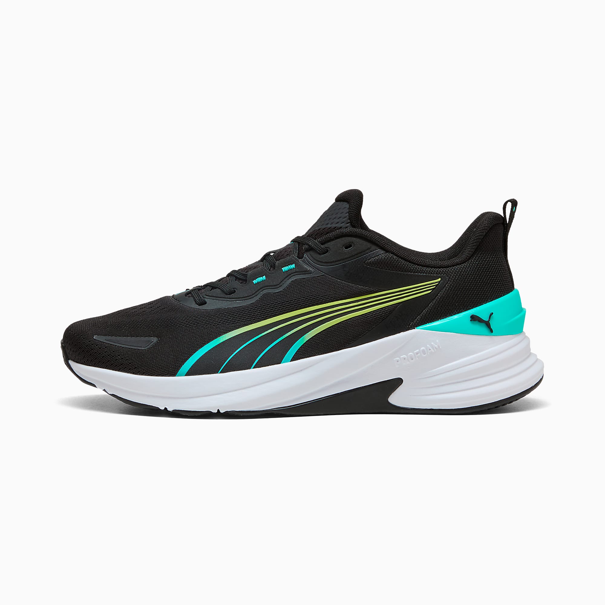 ACTION Pro UNISEX Antrenman Ayakkabısı - PUMA Black-PUMA White-Intense Mint-Sunny Lime - 313486_03 - Görsel 1