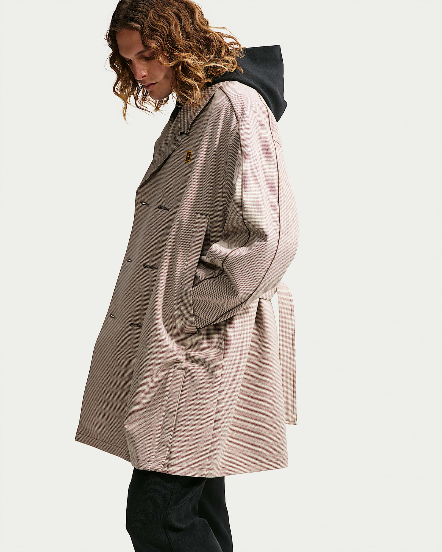 Nike Club Rules Erkek Trençkotu - Mink Brown/Sanddrift/Ironstone