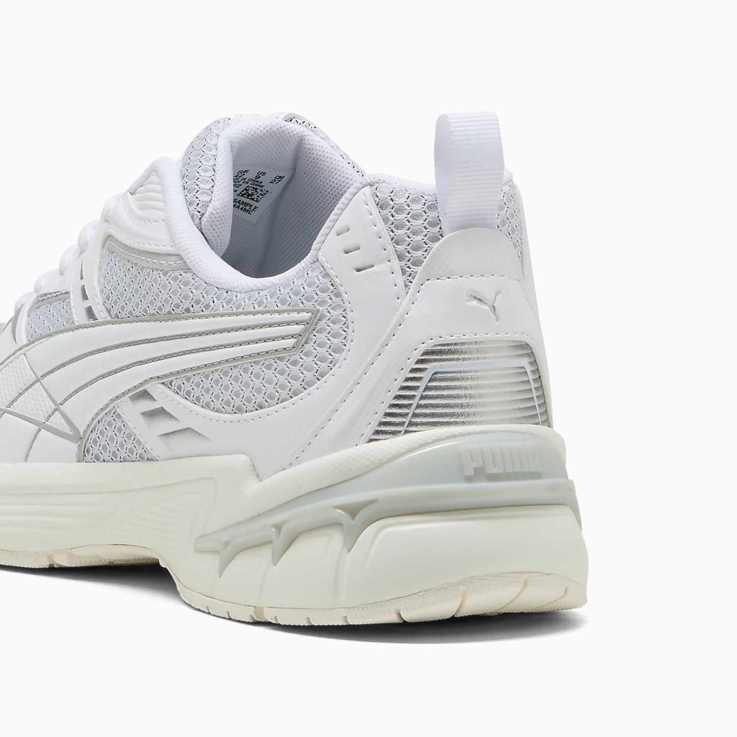 MILENIO Tech 2000 UNISEX Ayakkabı - PUMA White-Cool Light Gray-PUMA Silver - 404914_02 - Görsel 3