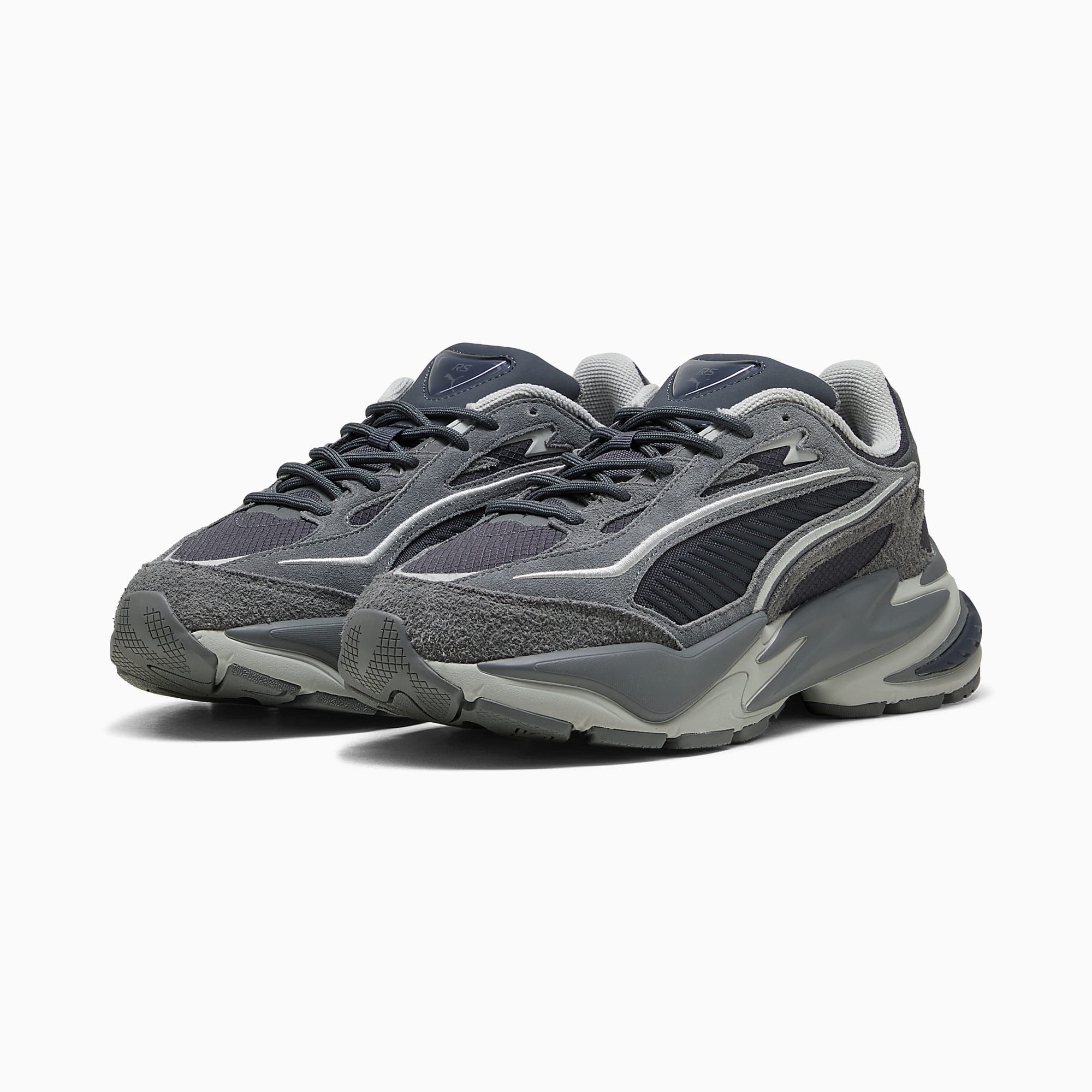 RS Surge HAIRY Suede UNISEX Ayakkabı - Strong Gray-Cool Dark Gray - 404327_05 - Görsel 2