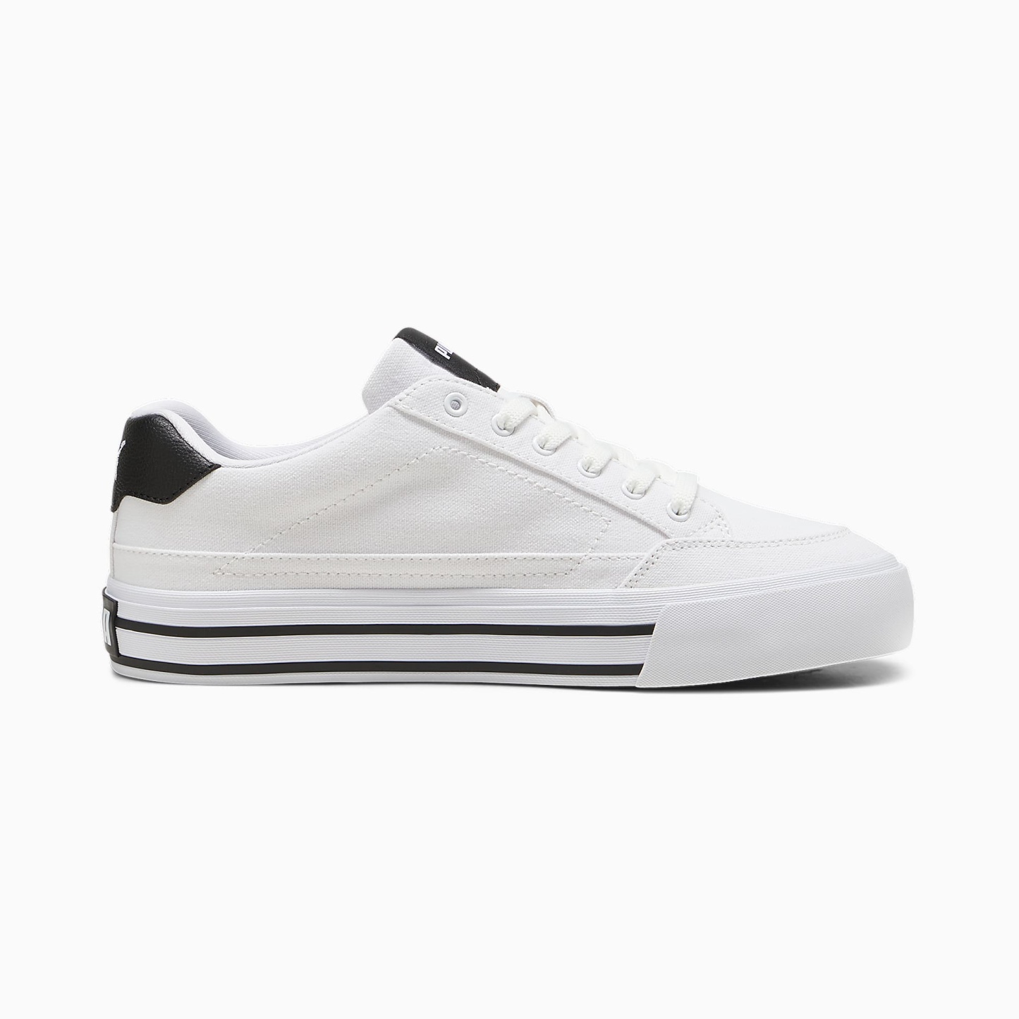 Court CLASSIC VULCANISED FORMSTRIP UNISEX Ayakkabı - Puma White-Puma Black - 396353_02 - Görsel 5