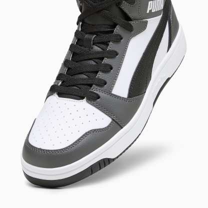 Rebound Ayakkabı - PUMA White-PUMA Black-Shadow Gray - 392326_03 - Görsel 8