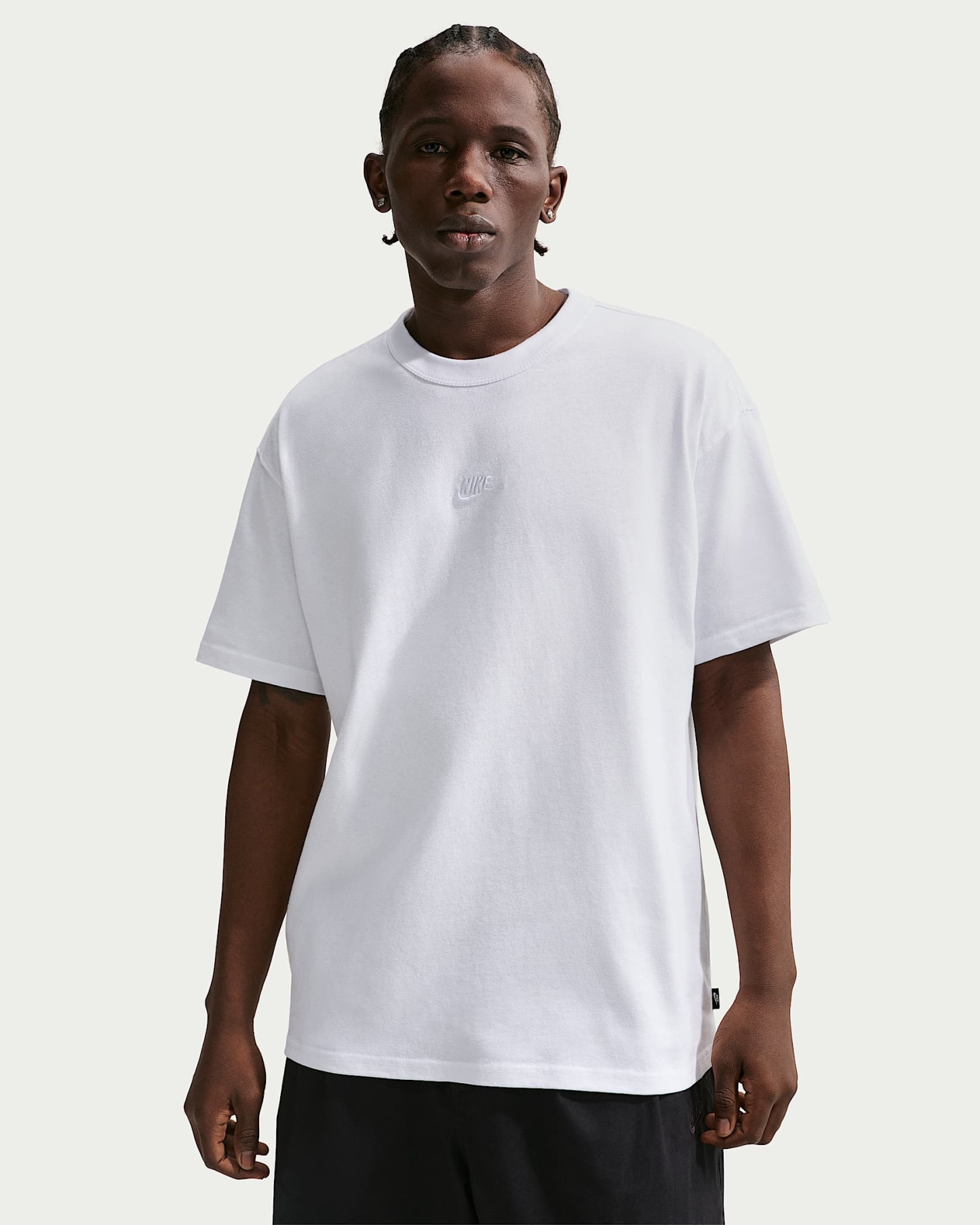 Nike Sportswear Premium Essentials Erkek Tişörtü - Beyaz
