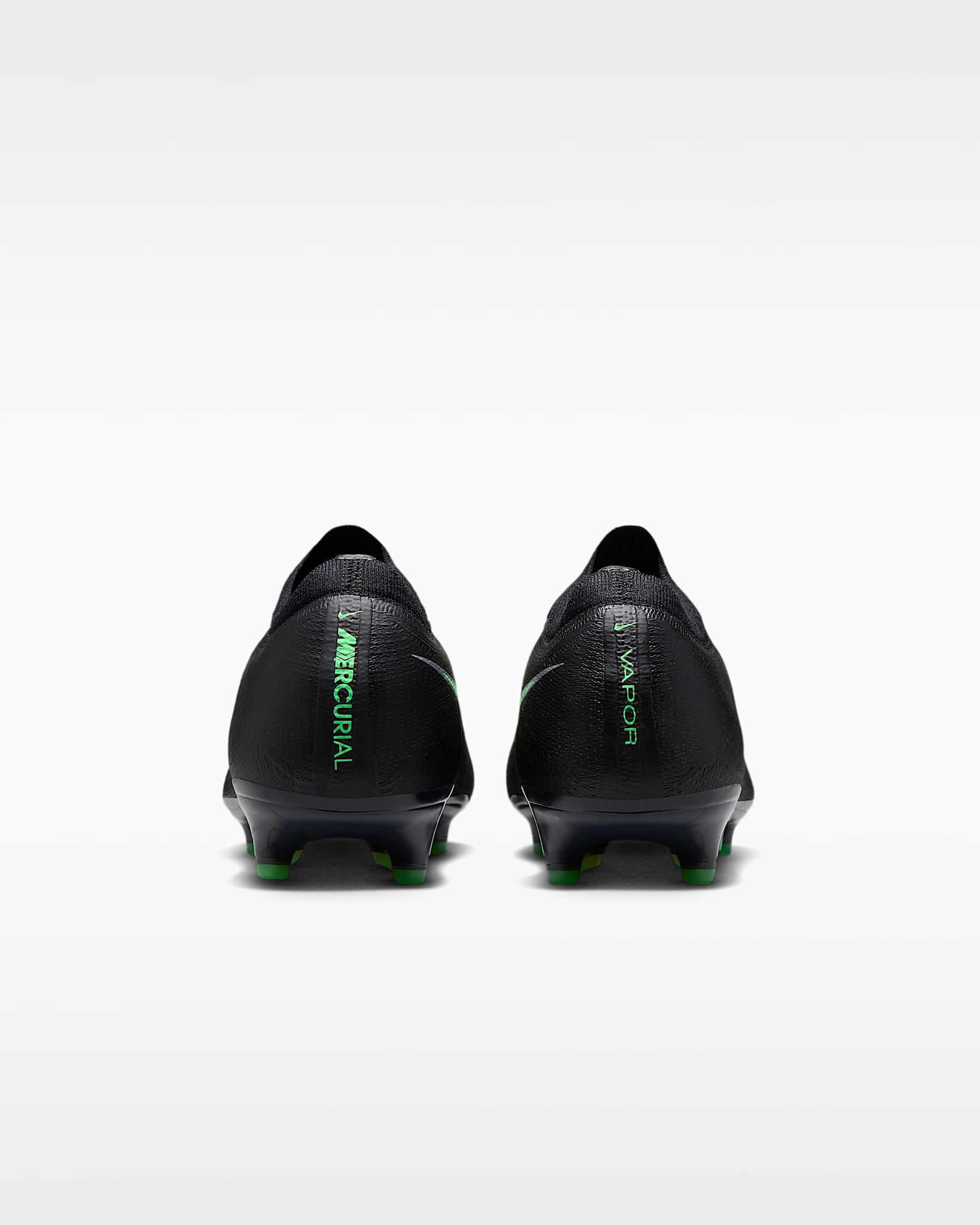 Nike Mercurial Vapor 17 Elite Düşük Bilekli Suni Çim Kramponu - Siyah/Siyah/Illusion Green