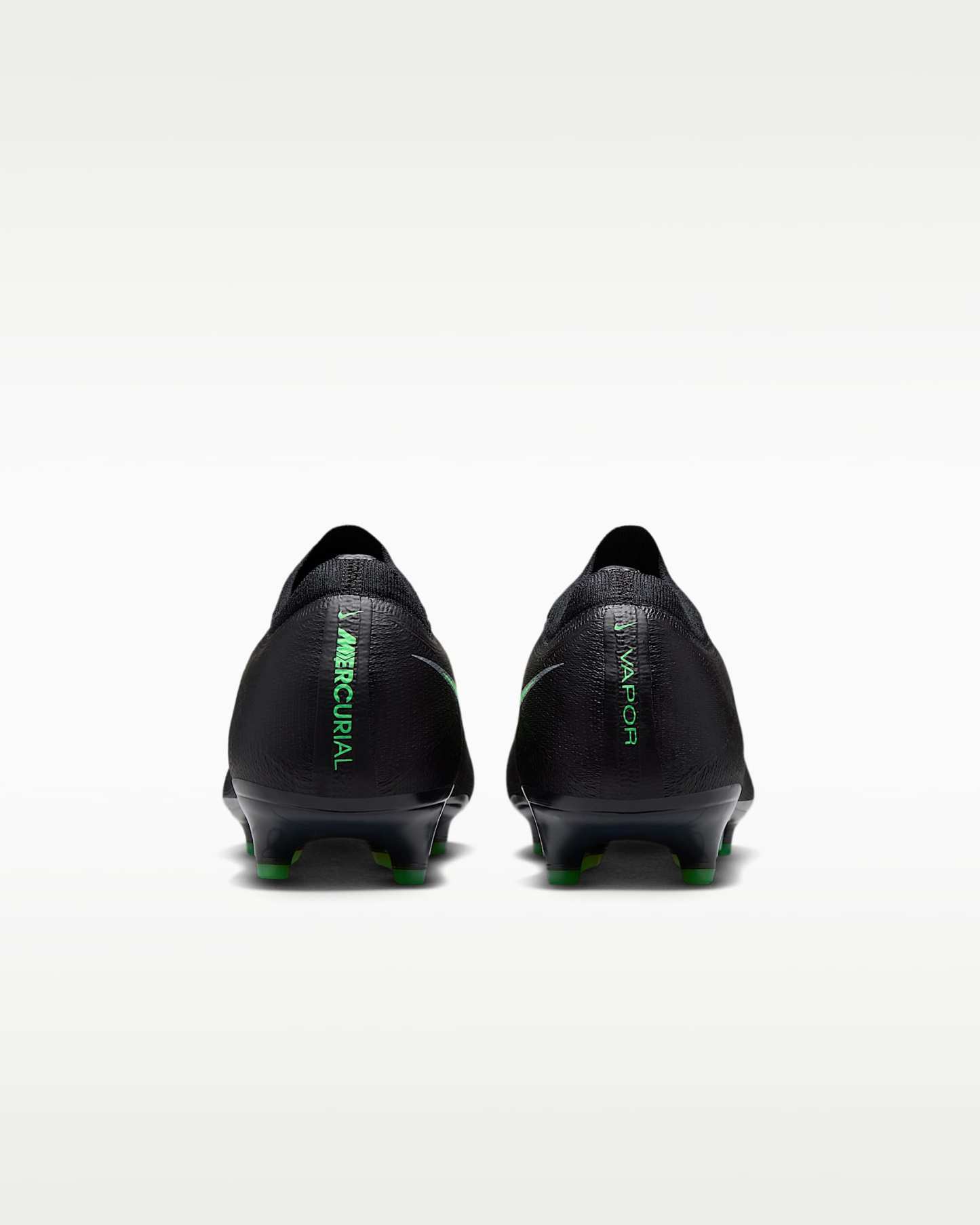 Nike Mercurial Vapor 17 Elite Düşük Bilekli Suni Çim Kramponu - Siyah/Siyah/Illusion Green