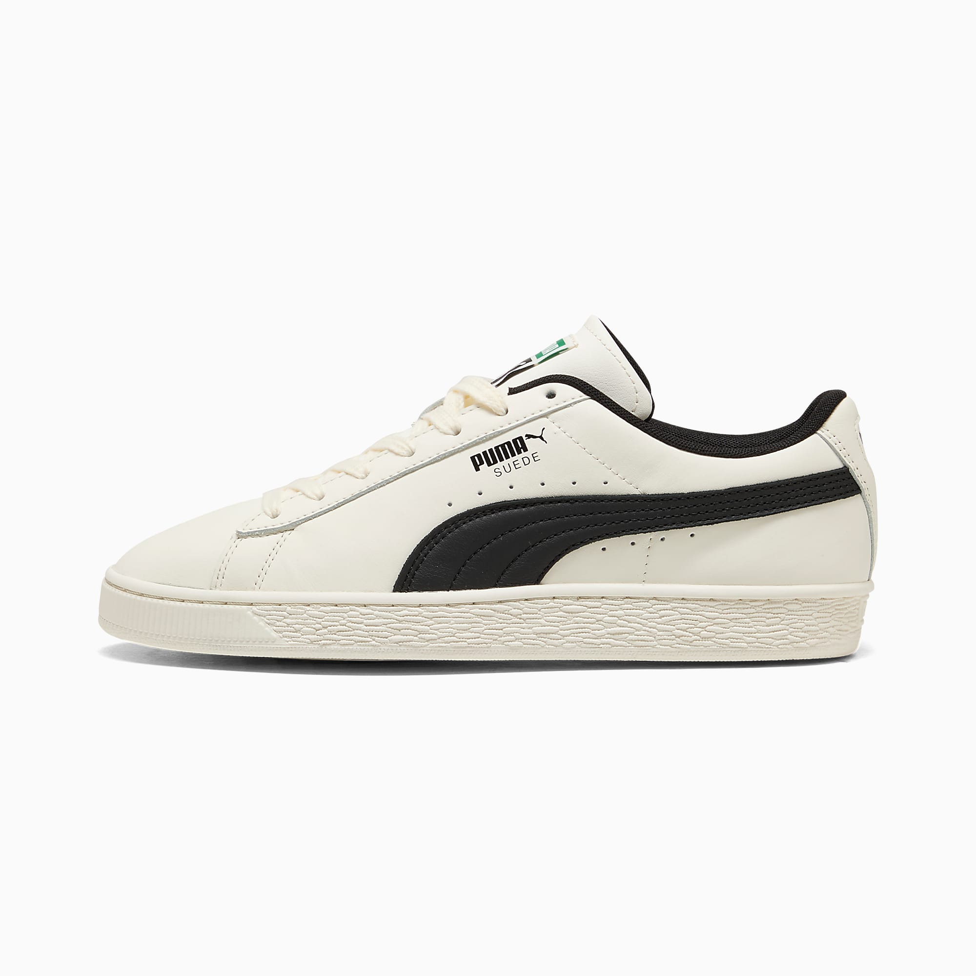 Suede UNISEX Ayakkabı - Warm White-PUMA Black - 408467_11 - Görsel 1
