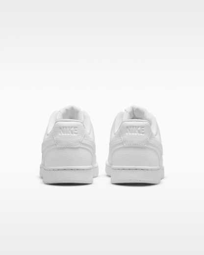 Nike Court Vision Low Next Nature Kadın Ayakkabısı - Beyaz/Beyaz/Beyaz