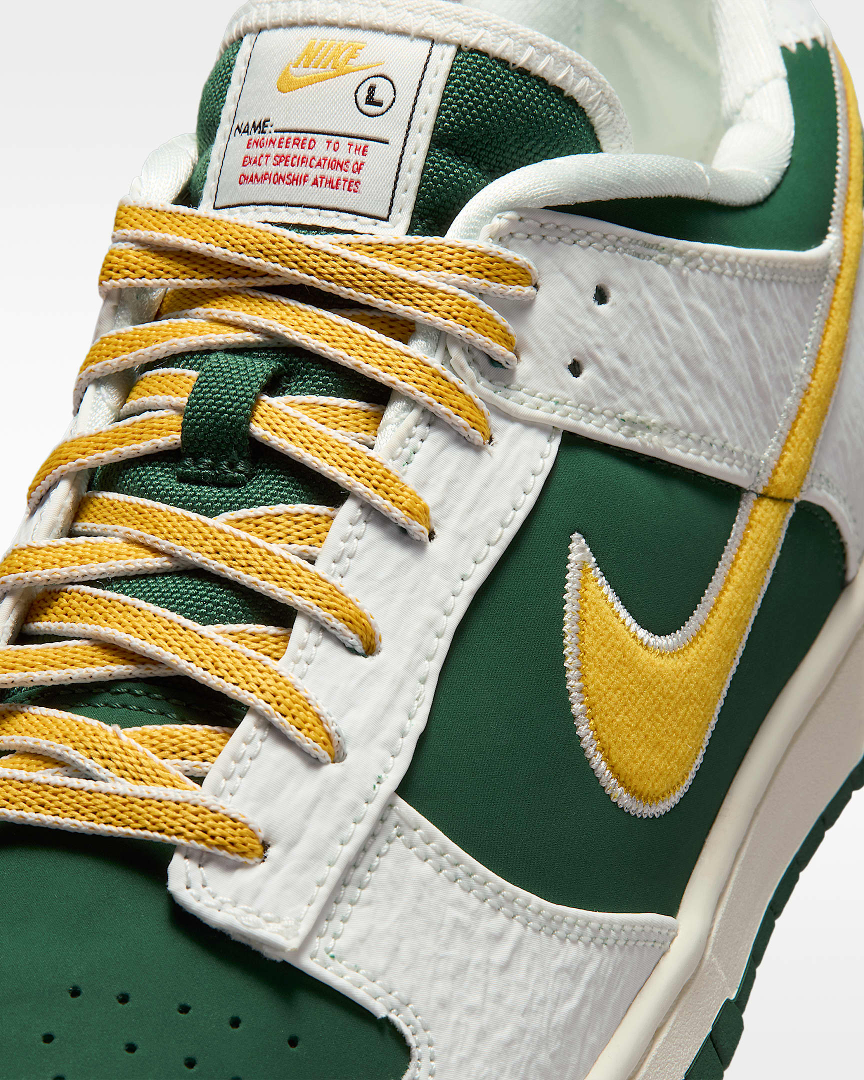 Nike Dunk Low Retro Erkek Ayakkabısı - Sail/Fir/University Red/University Gold