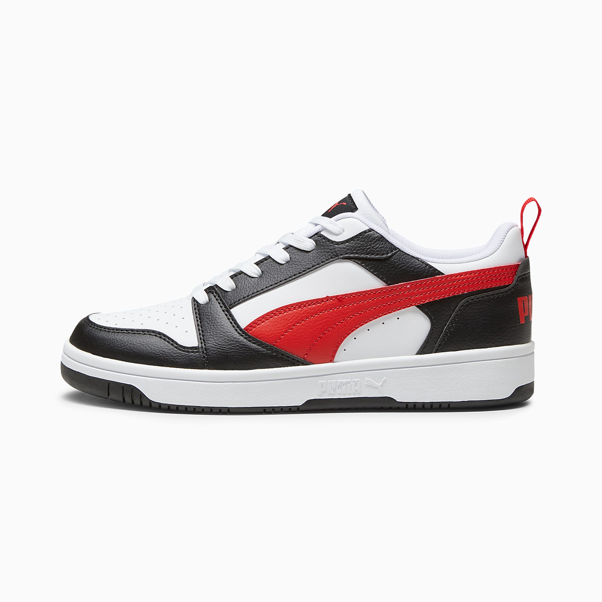 Rebound V6 Low UNISEX Ayakkabı - PUMA White-For All Time Red-PUMA Black - 406388_04 - Görsel 1