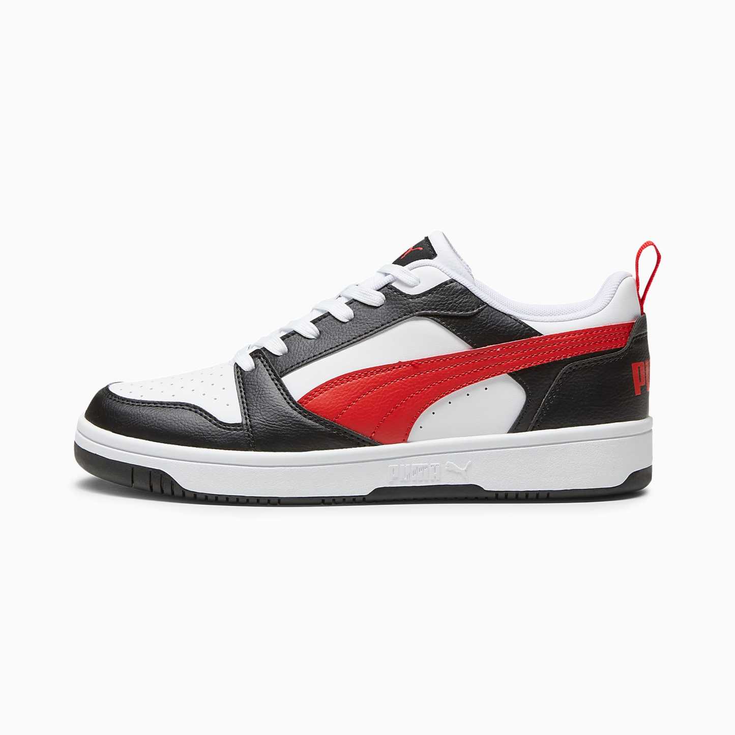 Rebound V6 Low UNISEX Ayakkabı - PUMA White-For All Time Red-PUMA Black - 406388_04 - Görsel 1