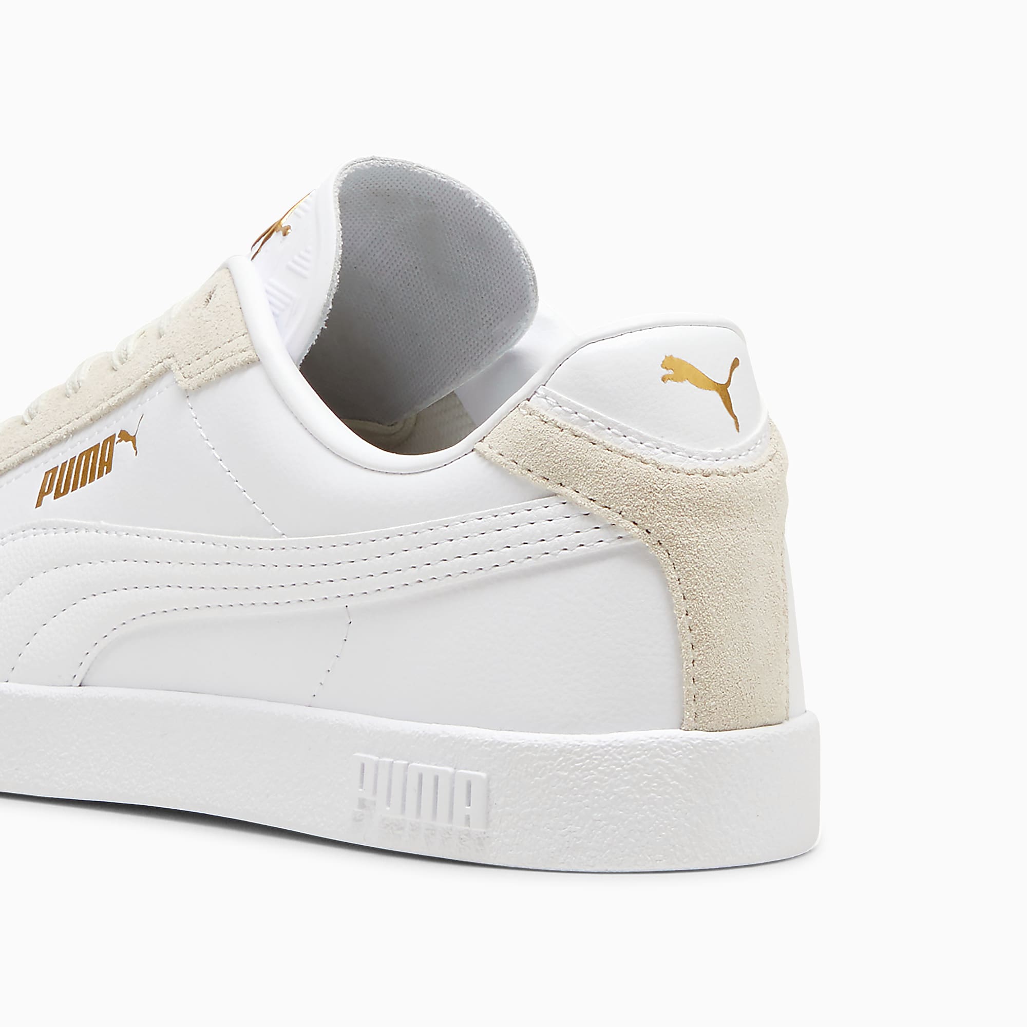 PUMA Club II Era Unisex Spor Ayakkabı - PUMA White-Vapor Gray - 397447_06 - Görsel 5