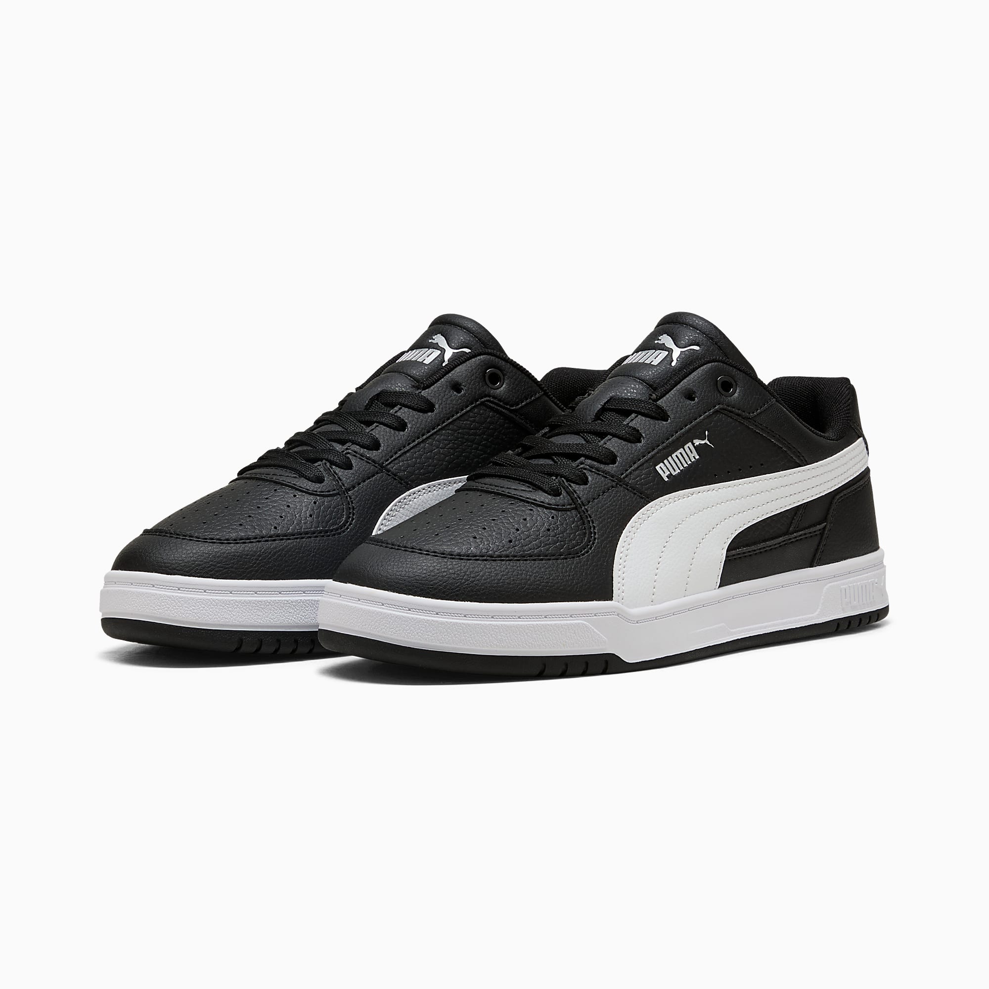 PUMA Caven UNISEX Ayakkabı - Puma Black-Puma White-Puma Silver - 409170_03 - Görsel 2