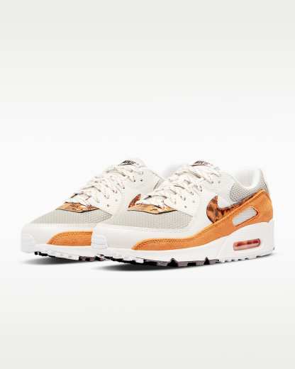 Nike Air Max 90 Kadın Ayakkabısı - Phantom/Velvet Brown/Light Bone/Light Curry
