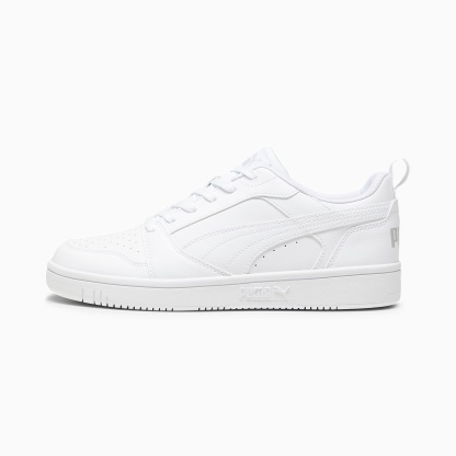 Rebound V6 Low UNISEX Ayakkabı - PUMA White-Cool Light Gray - 406388_03 - Görsel 1