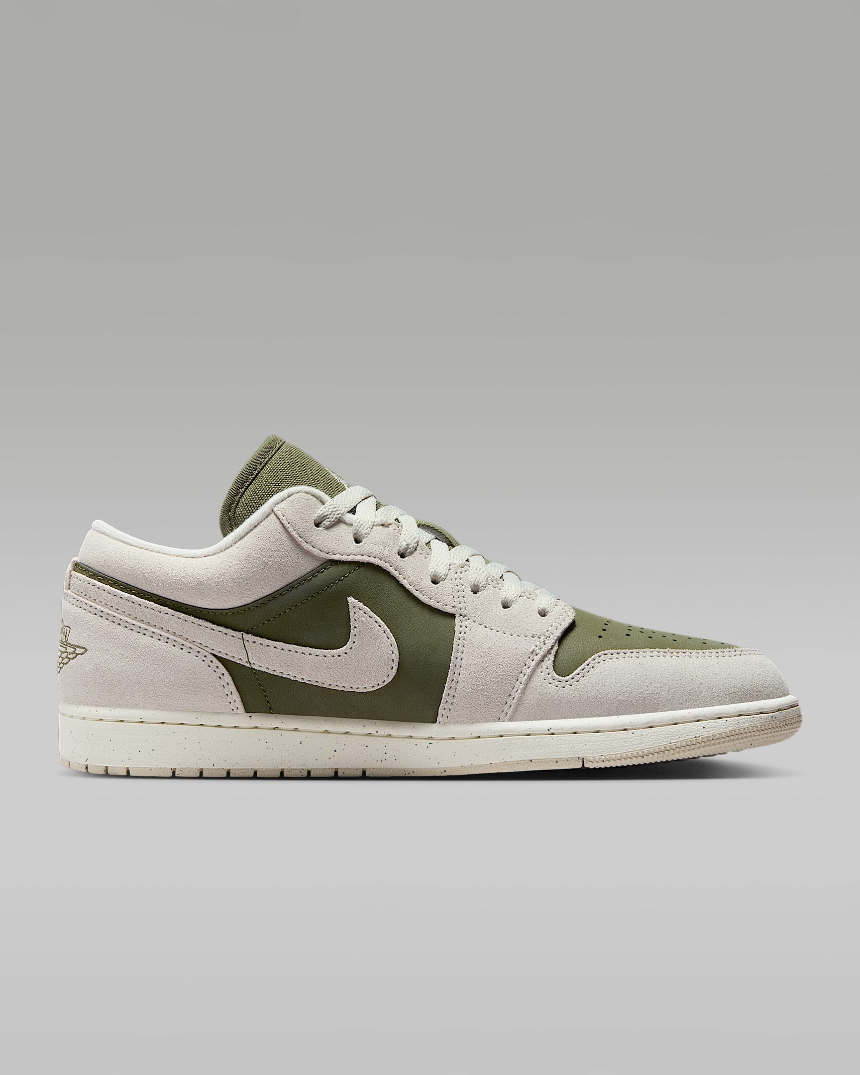 Air Jordan 1 Low SE Erkek Ayakkabısı - Medium Olive/Sail/Light Orewood Brown