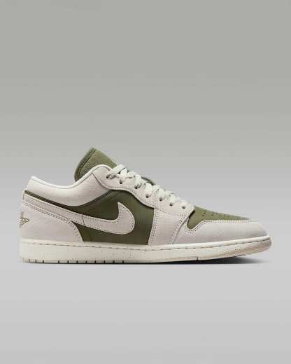 Air Jordan 1 Low SE Erkek Ayakkabısı - Medium Olive/Sail/Light Orewood Brown