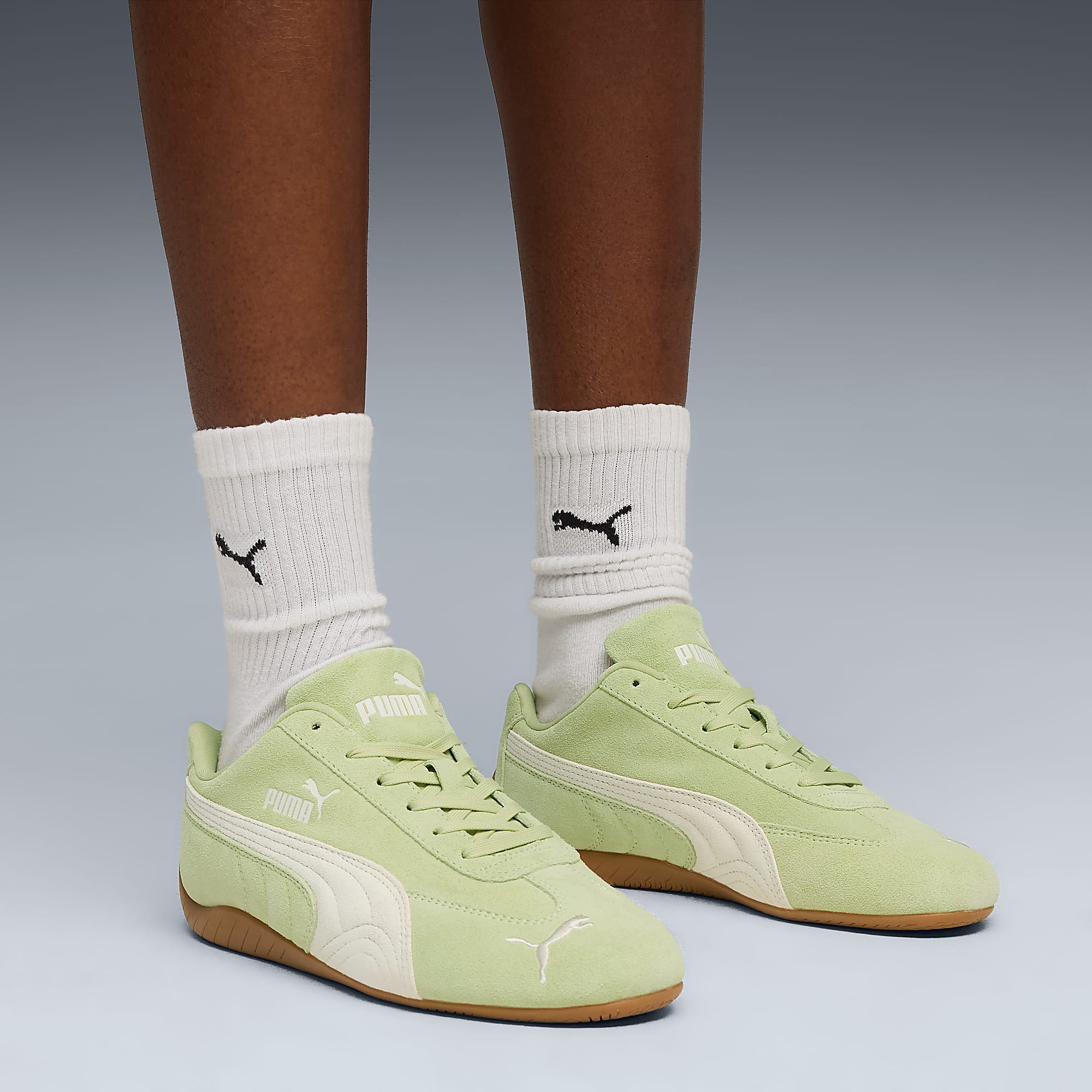 Speedcat OG UNISEX Ayakkabı - Pistachio Green-Warm White - 398846_48 - Görsel 3