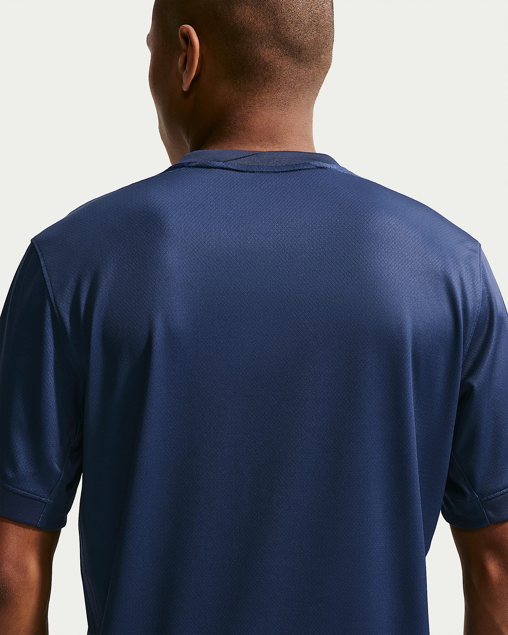 Paris Saint-Germain 2025/26 Stadyum İç Saha Nike Dri-FIT Erkek Futbol Taraftar Forması - Midnight Navy/Midnight Navy/Beyaz