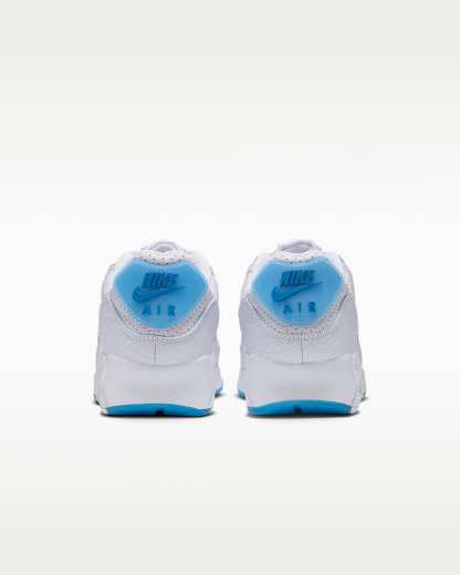 Nike Air Max 90 Erkek Ayakkabısı - Beyaz/Aurora Blue/Beyaz