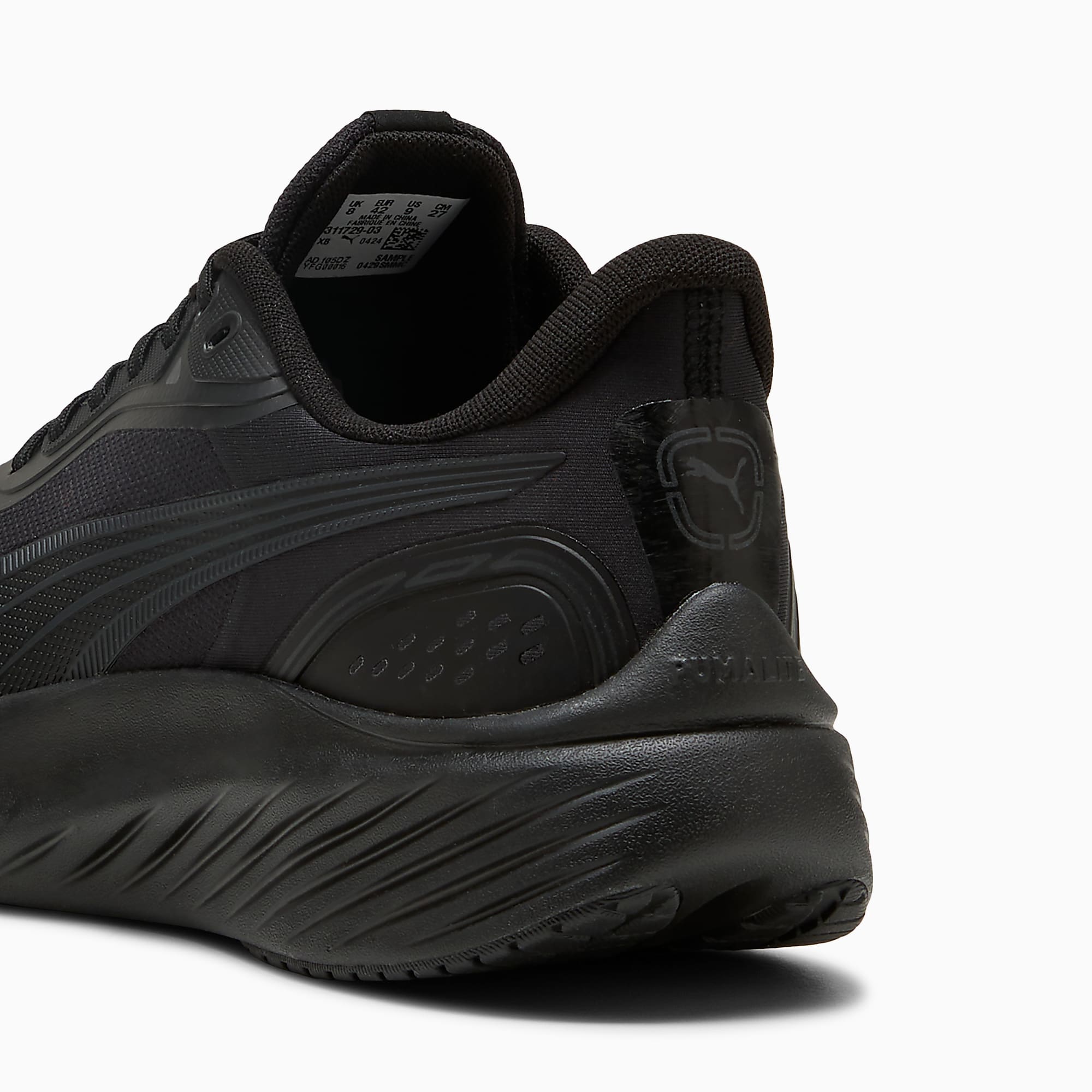 Pounce LITE PTX UNISEX Ayakkabı - PUMA Black-Flat Dark Gray - 311729_03 - Görsel 3