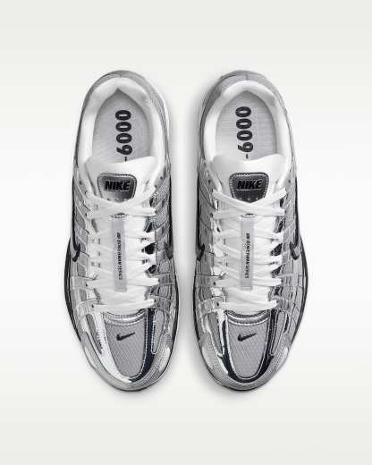 Nike P-6000 Ayakkabı - Metallic Silver/Sail/Siyah/Metallic Silver