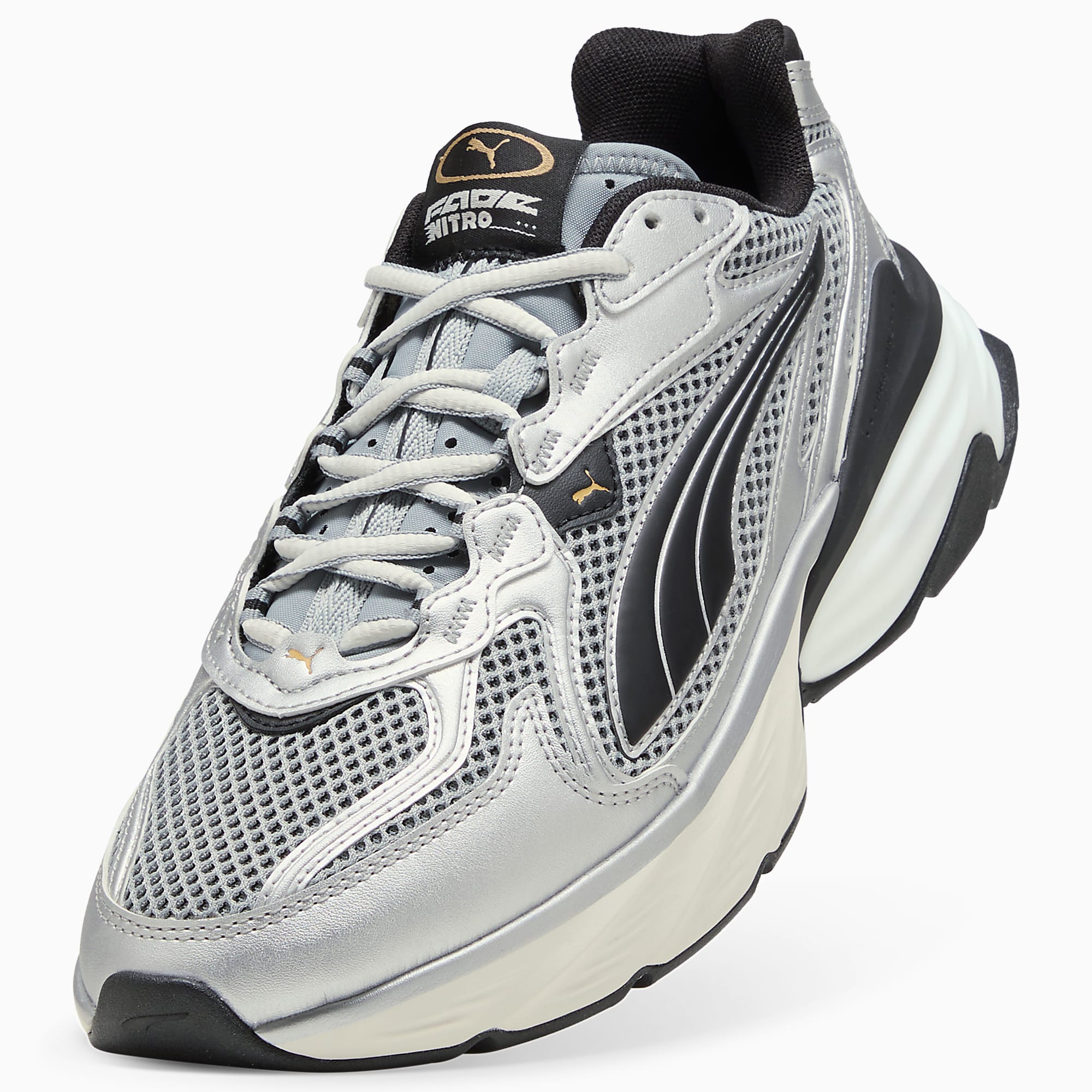 PUMA Fade UNISEX Ayakkabı - PUMA Silver-Cool Mid Gray-PUMA Black - 406203_04 - Görsel 8