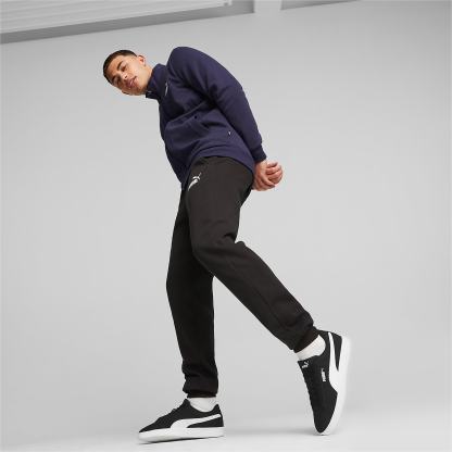 PUMA Smash 3.0 Buck Ayakkabı - Puma Black-Puma White - 392336_01 - Görsel 3