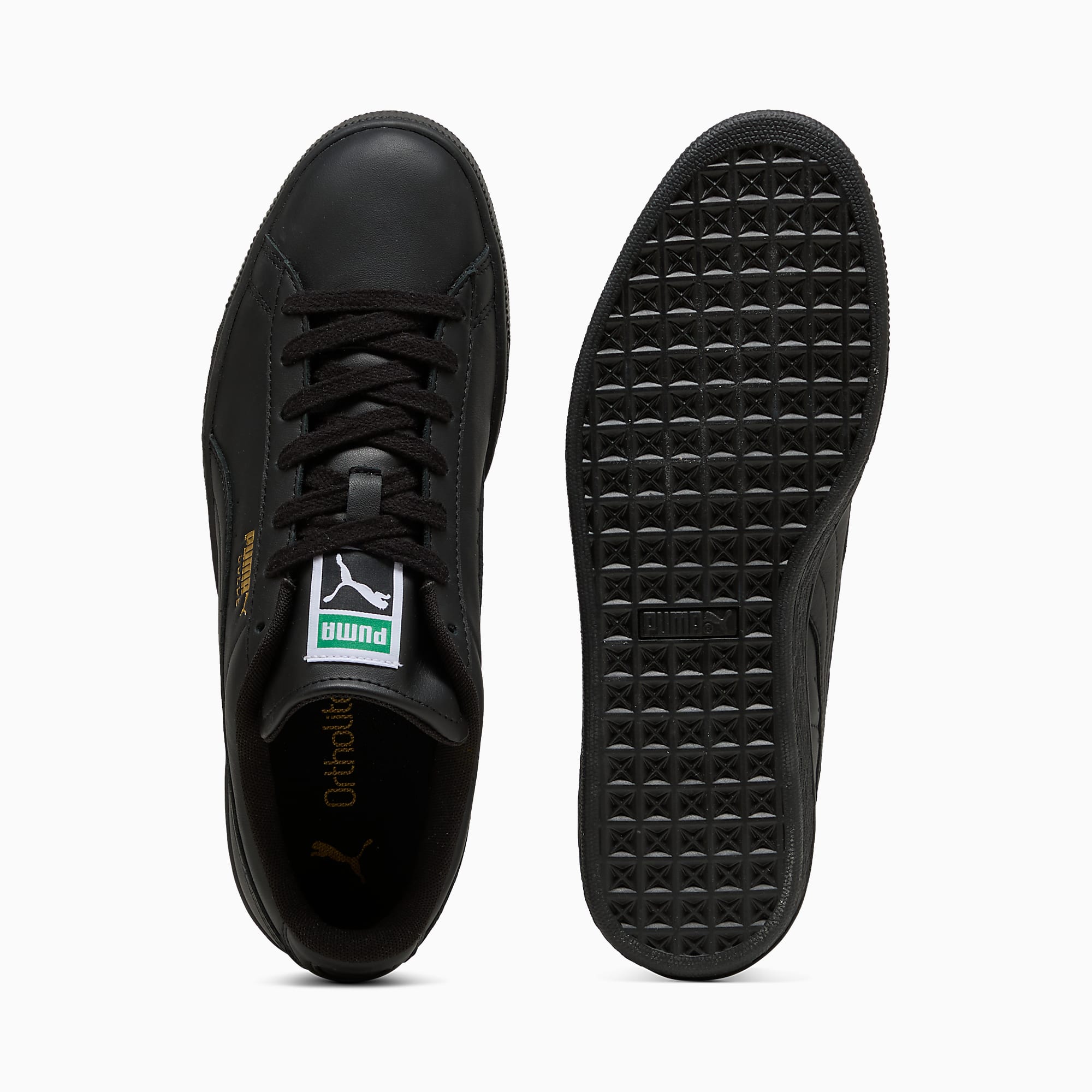 Suede UNISEX Ayakkabı - PUMA Black-Archive Green - 408467_02 - Görsel 6