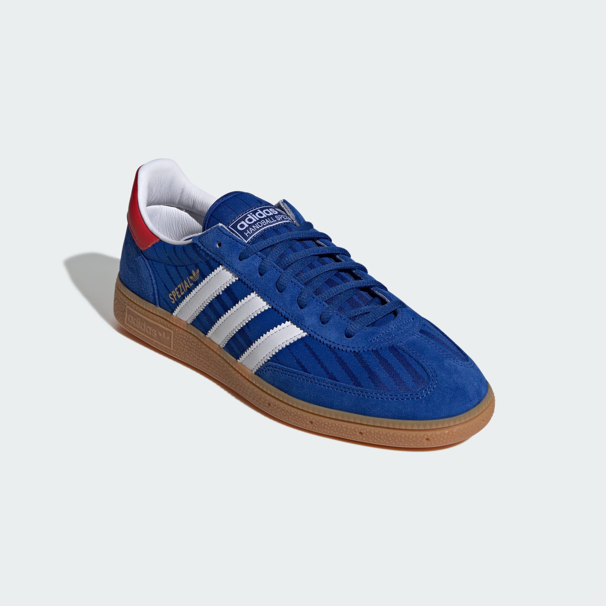 Handball Spezial Ayakkabı - Power Blue / Red / Cloud White - HQ7262 - Görsel 4