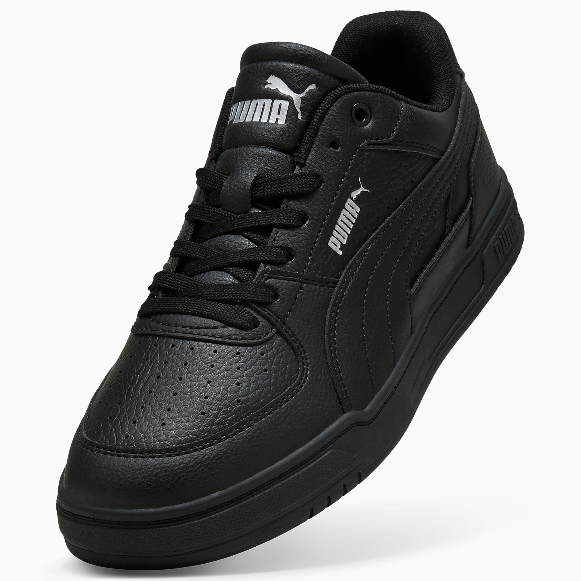 PUMA Caven UNISEX Ayakkabı - Puma Black-Puma Silver-Puma White - 409170_02 - Görsel 6