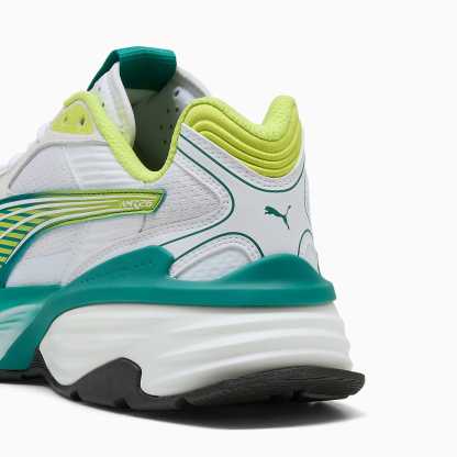 PUMA x ASTON MARTIN ARAMCO F1® TEAM Fade UNISEX Ayakkabı - PUMA White-Lime Shimmer - 309354_02 - Görsel 5