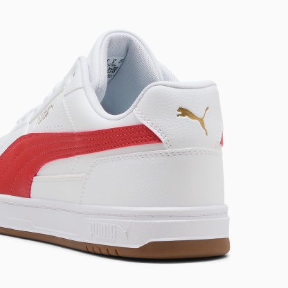 PUMA Caven UNISEX Ayakkabı - PUMA White-Candy Apple-Gum - 409170_05 - Görsel 3