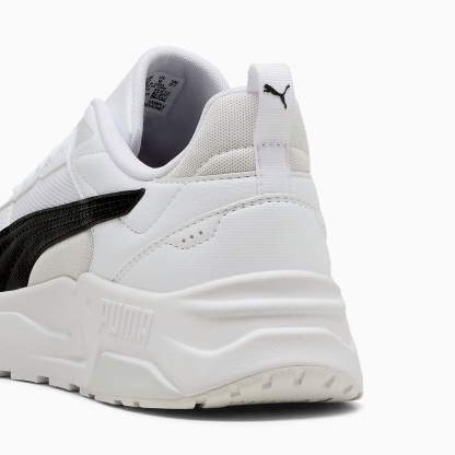 TRINITY 2 UNISEX Ayakkabı - PUMA White-PUMA Black-Feather Gray - 400231_01 - Görsel 3