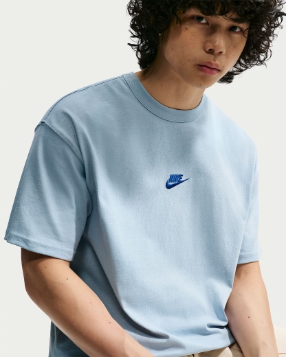 Nike Sportswear Premium Essentials Erkek Tişörtü - Light Armory Blue