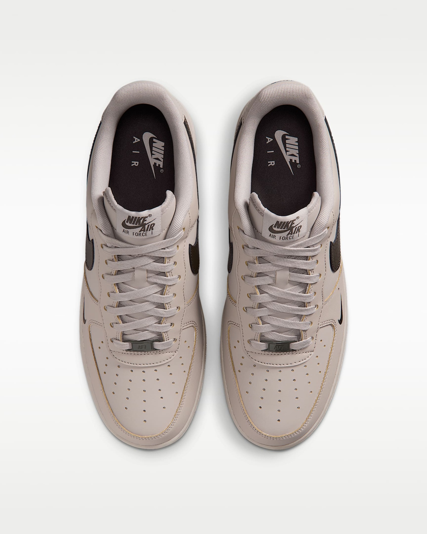 Nike Air Force 1 '07 Erkek Ayakkabısı - College Grey/Newsprint