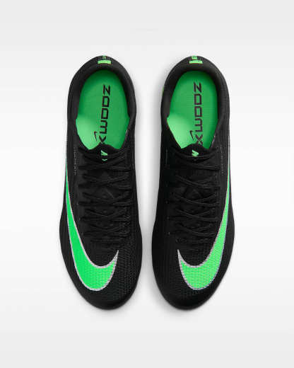 Nike Mercurial Superfly 11 Elite Düşük Bilekli Suni Çim Kramponu - Siyah/Siyah/Illusion Green