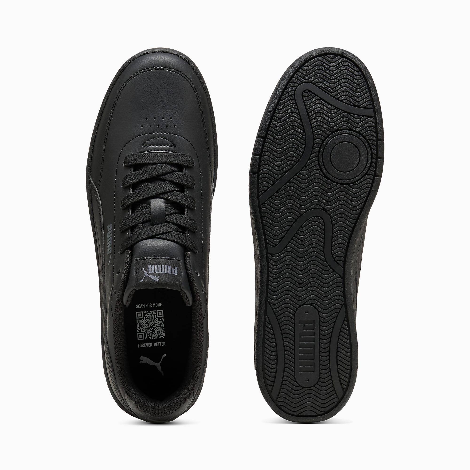 Court CLASSIC Clean UNISEX Ayakkabı - PUMA Black-PUMA Black-Strong Gray - 402223_23 - Görsel 4