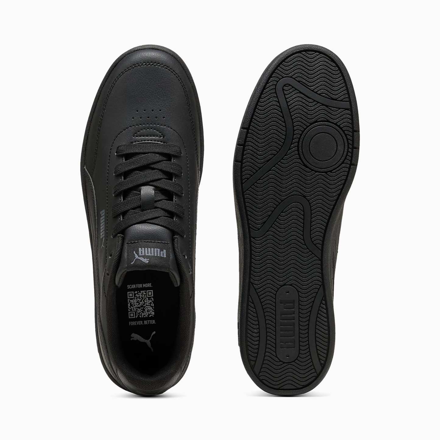 Court CLASSIC Clean UNISEX Ayakkabı - PUMA Black-PUMA Black-Strong Gray - 402223_23 - Görsel 4