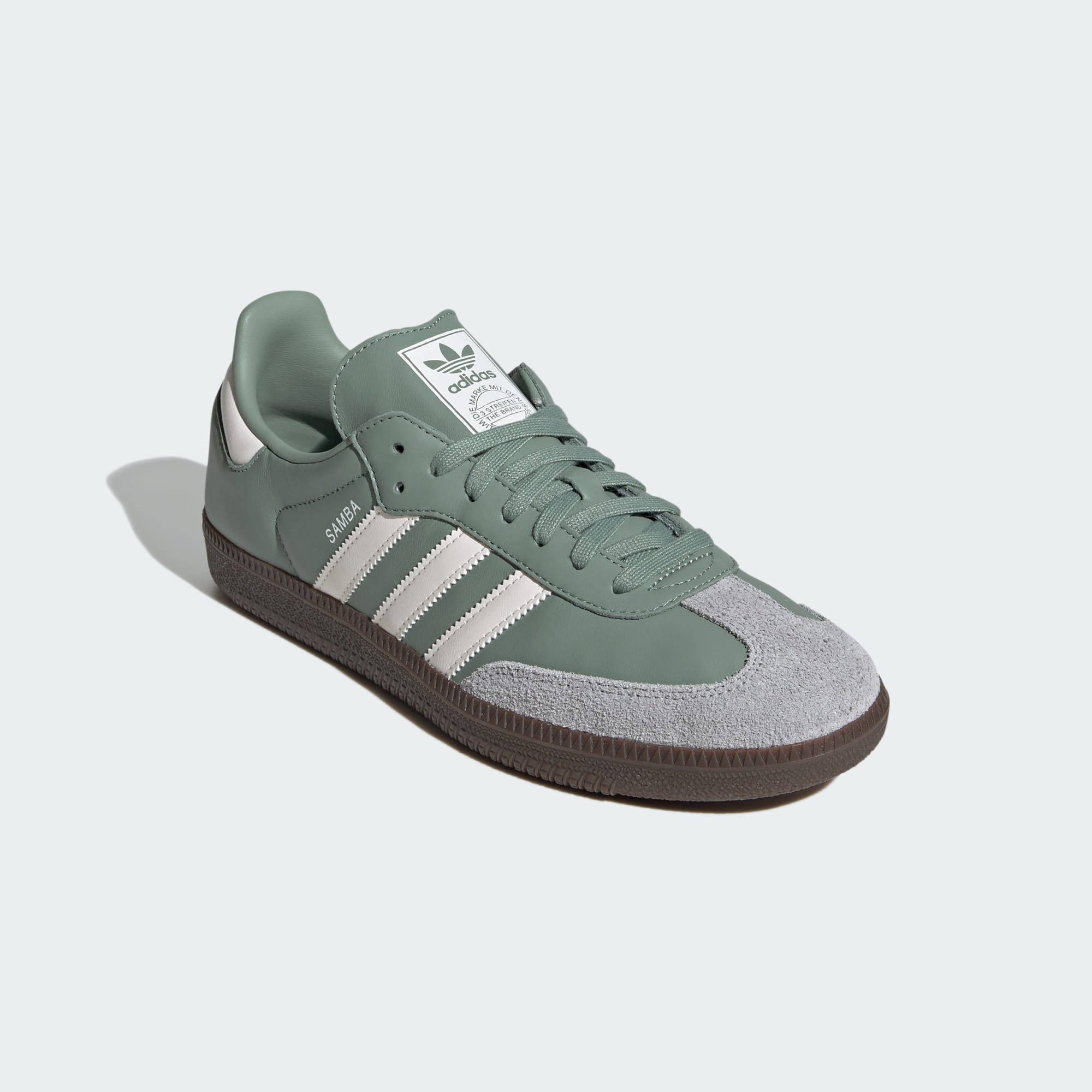 Samba OG Shoes - Silver Green / Chalk White / Gum - JI1866 - Görsel 4