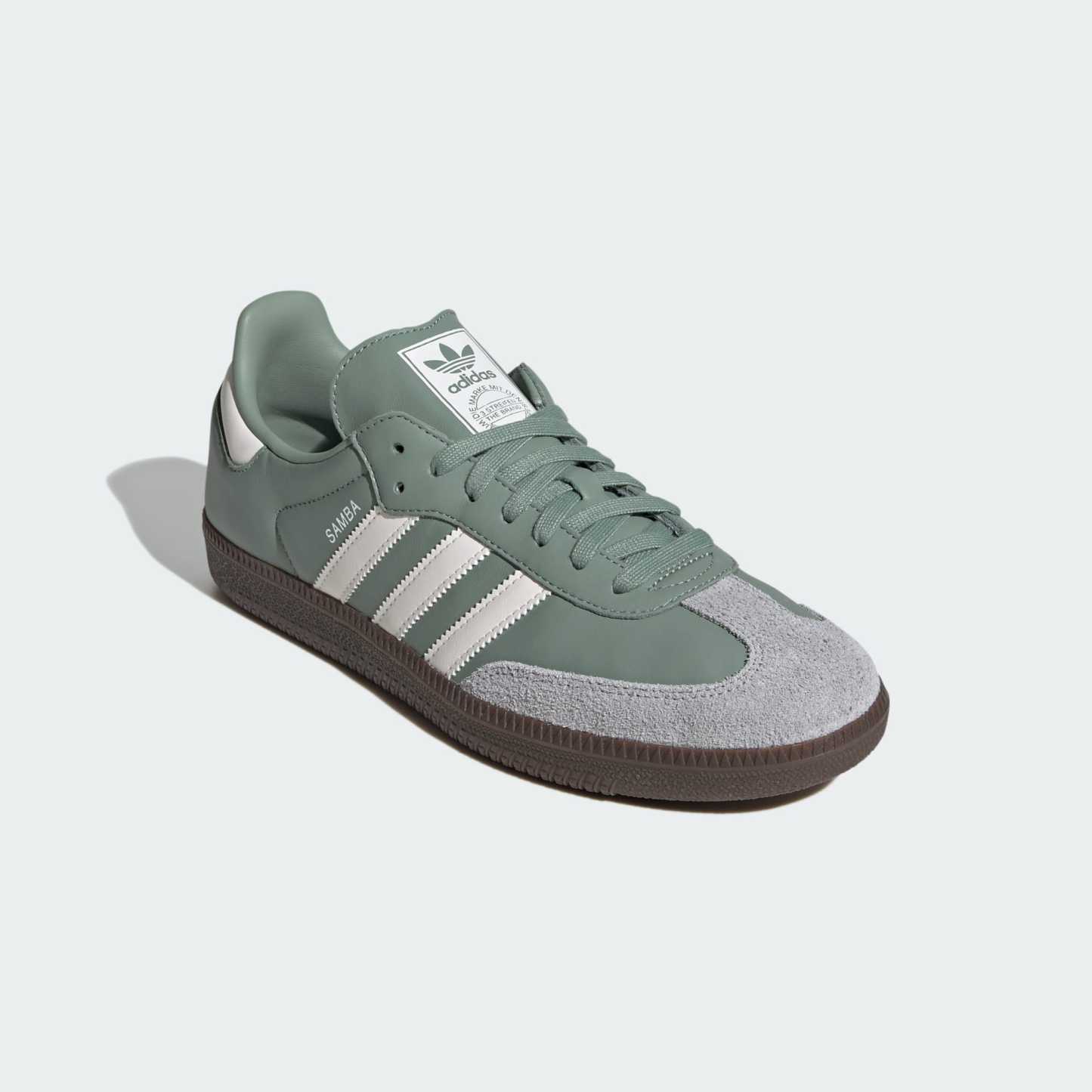 Samba OG Shoes - Silver Green / Chalk White / Gum - JI1866 - Görsel 4