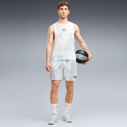 MB.05 Lo Team UNISEX Basketbol Ayakkabısı - PUMA White-Gray Echo - 313266_02 - Görsel 3