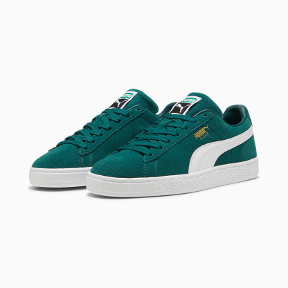 Suede CLASSIC UNISEX Ayakkabı - Dark Myrtle-PUMA White - 399781_15 - Görsel 4