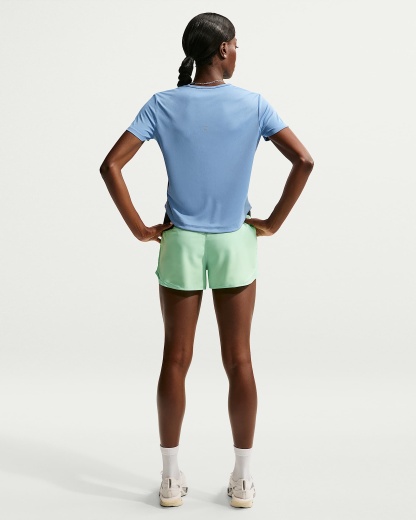 Nike Tempo Dri-FIT Kısa Kollu Kadın Koşu Üstü - Work Blue