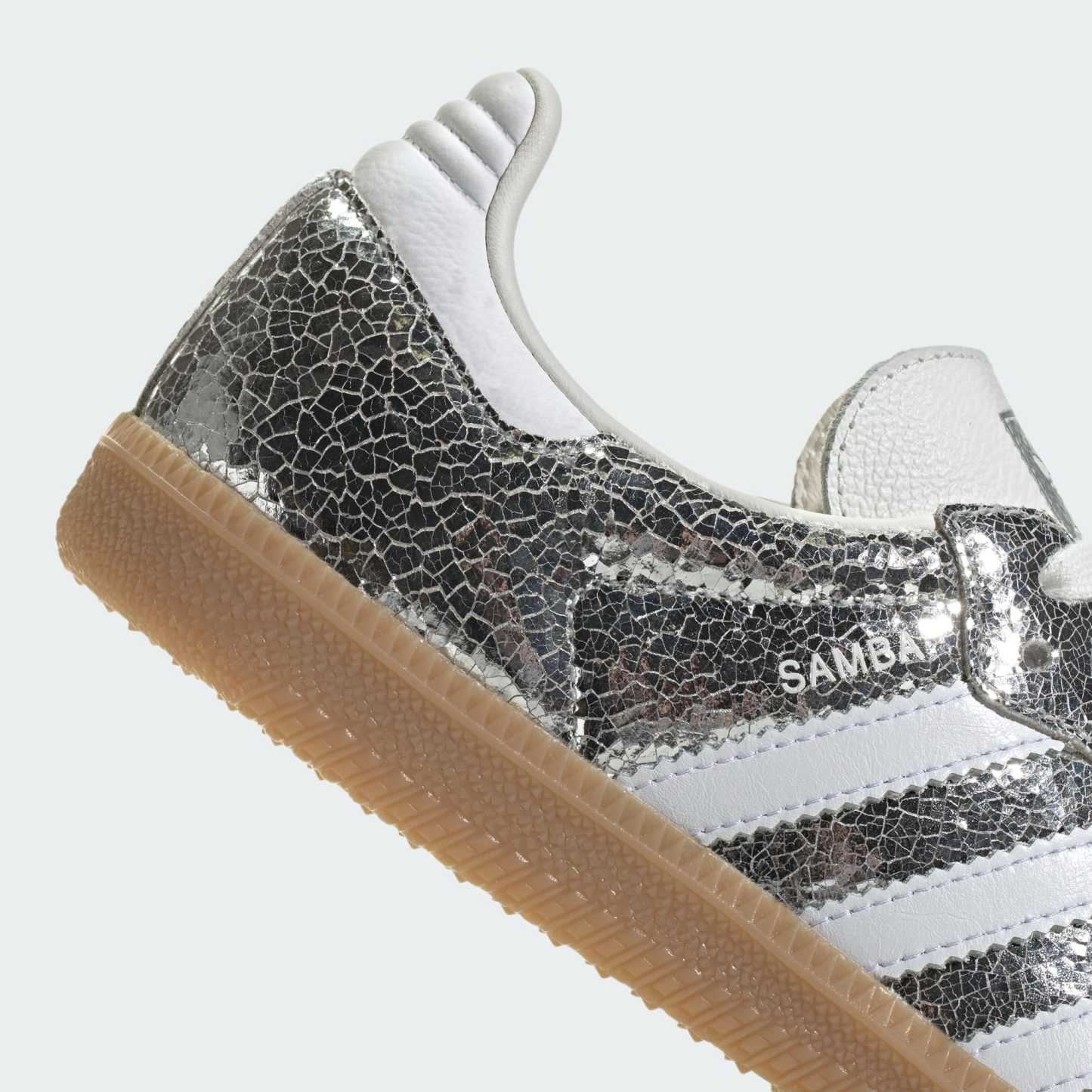 Samba OG Shoes - Silver Metallic / Cloud White / Core White - JR0035 - Görsel 9
