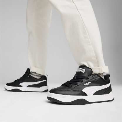 Park Lifestyle Spor Ayakkabı - Puma Black-Puma White - 395084_03 - Görsel 2