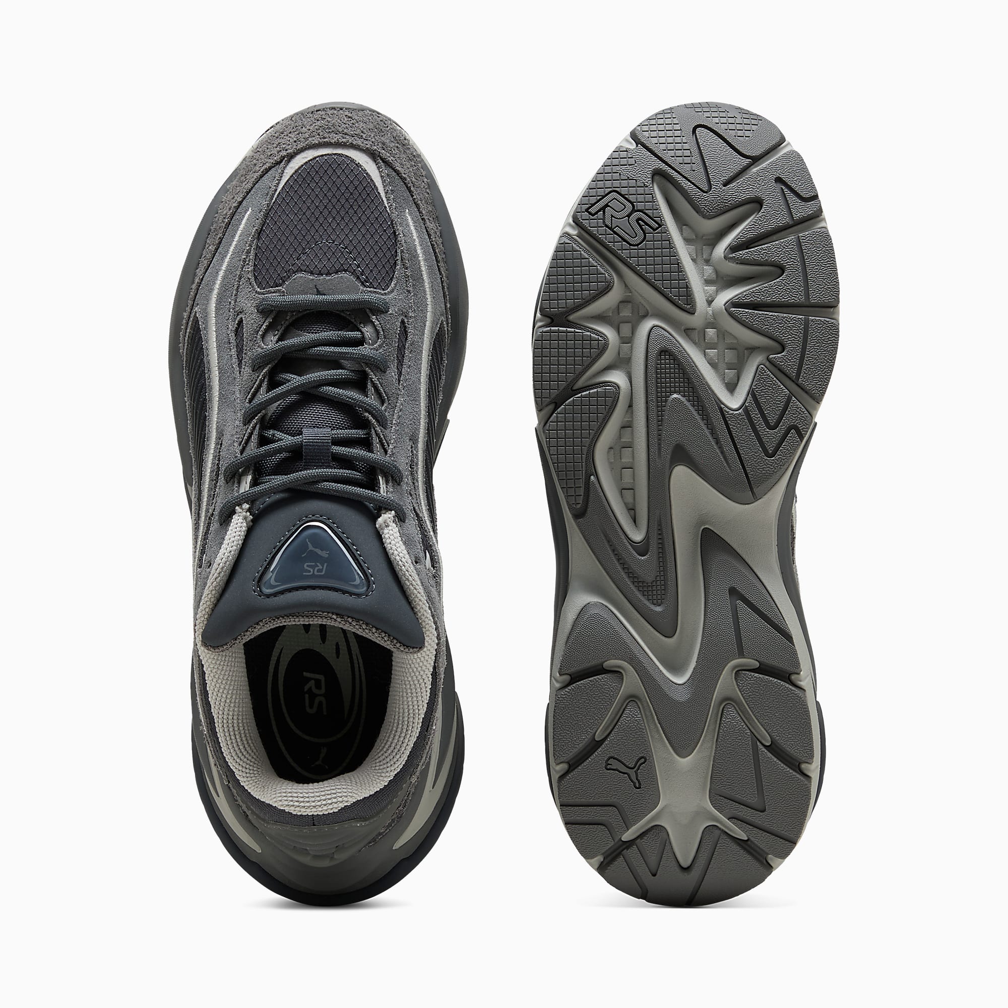 RS Surge HAIRY Suede UNISEX Ayakkabı - Strong Gray-Cool Dark Gray - 404327_05 - Görsel 4