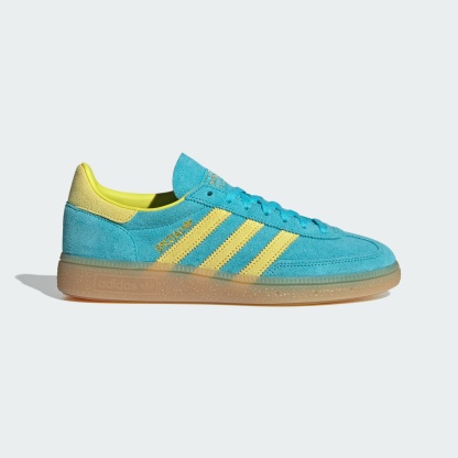 Handball Spezial Ayakkabı - Blue Glow / Bright Yellow / Gold Metallic - JR7351 - Görsel 1