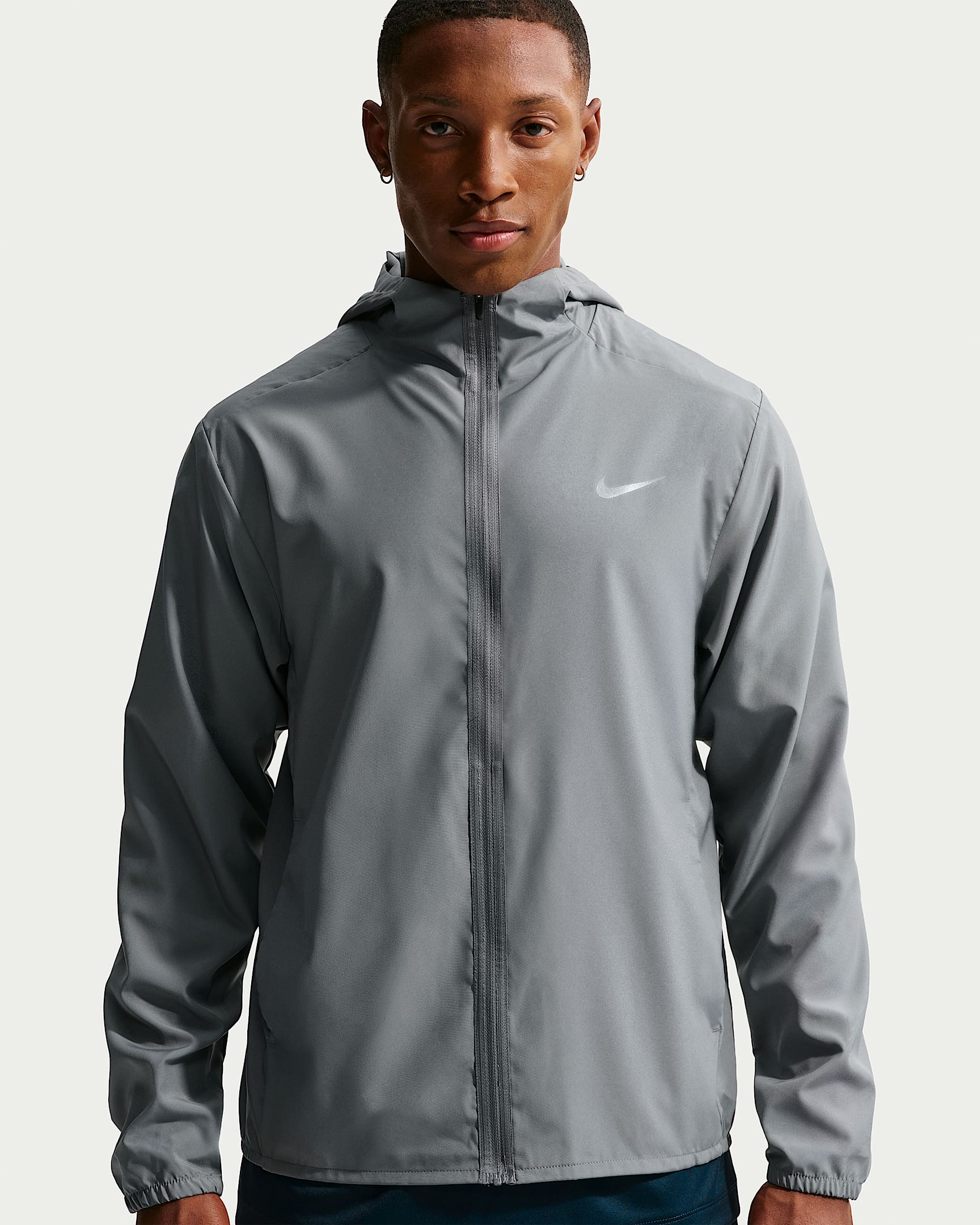 Nike Form Dri-FIT Kapüşonlu Çok Yönlü Erkek Ceketi - Smoke Grey